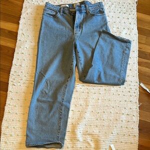 Universal Thread Light Blue High-Rise Straight Jeans